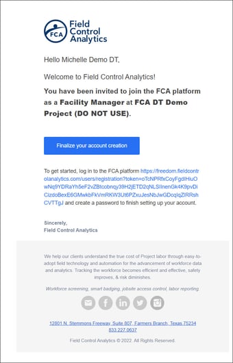 Email Invitation_Facility User